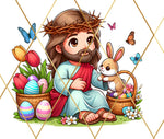 Load image into Gallery viewer, JESUS EASTER DTF
