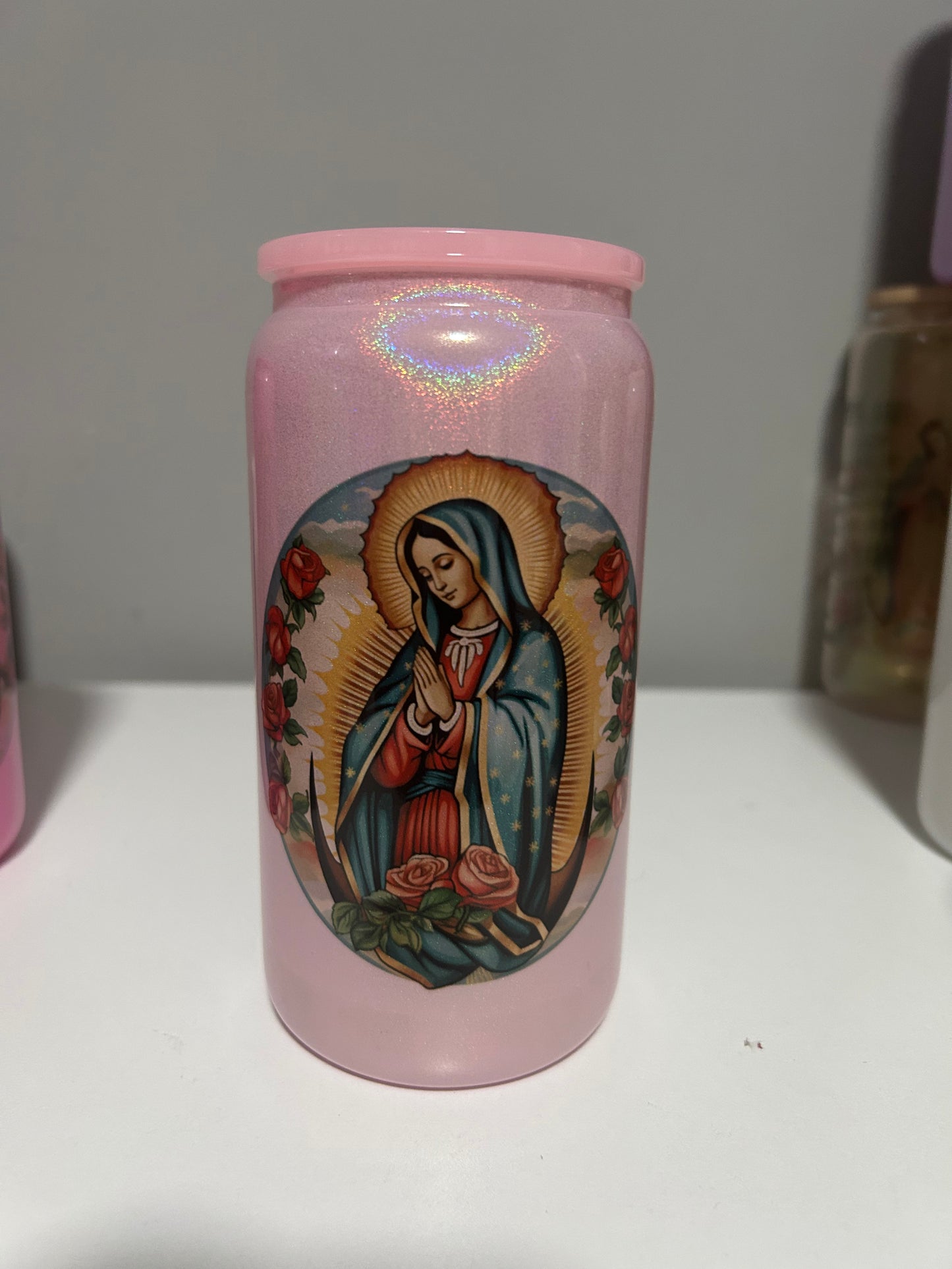 Virgencita Glass cups