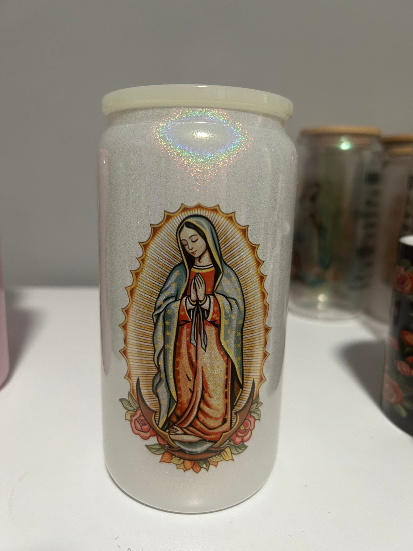 Virgencita Glass cups