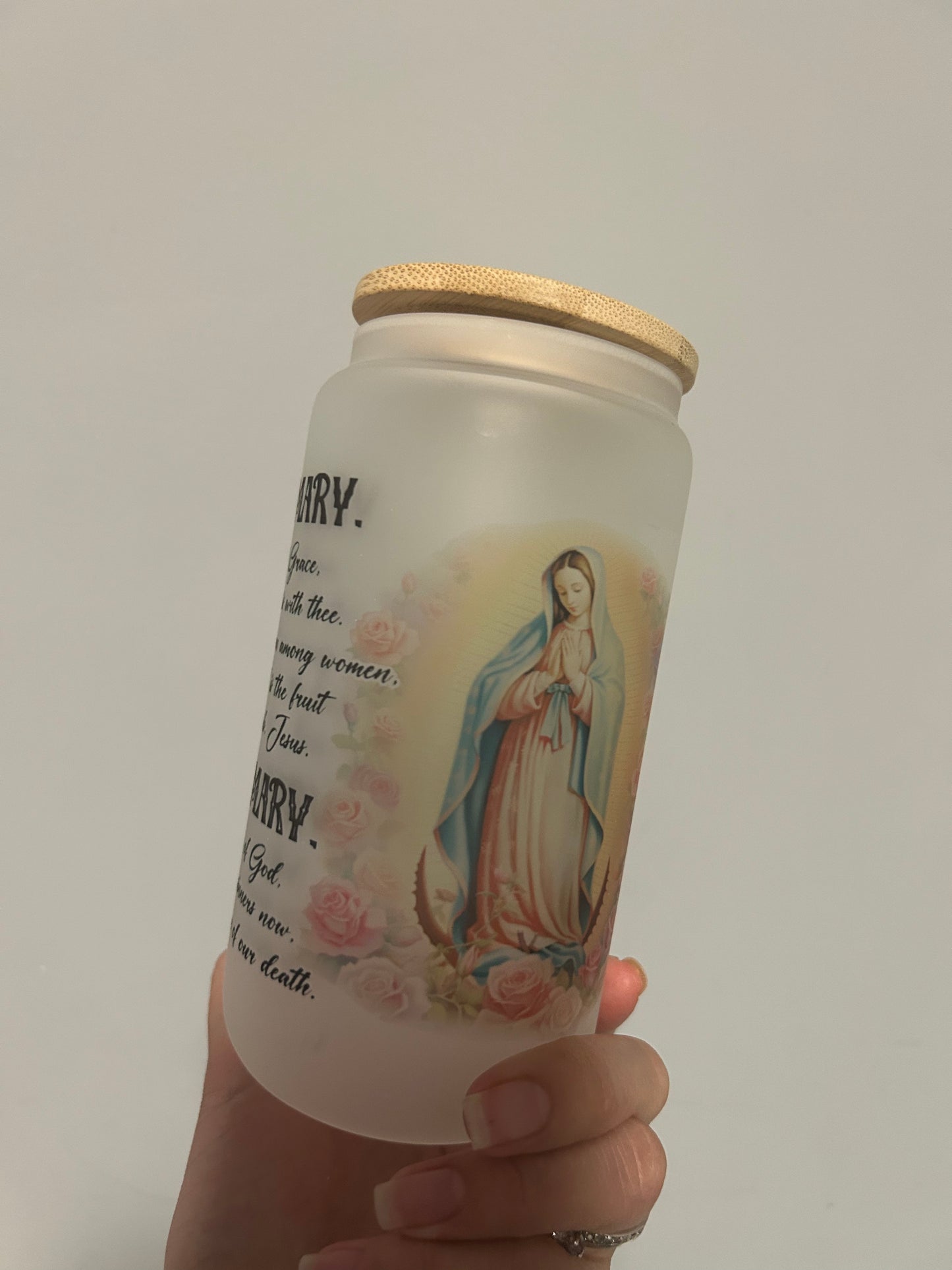 Virgencita Glass cups